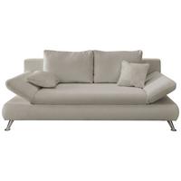 2-Sitzer-Sofa Mit Schlaffunktion Dale B: 208 cm - Chromfarben/Grau, MODERN, Textil (208/86/95cm) - Livetastic