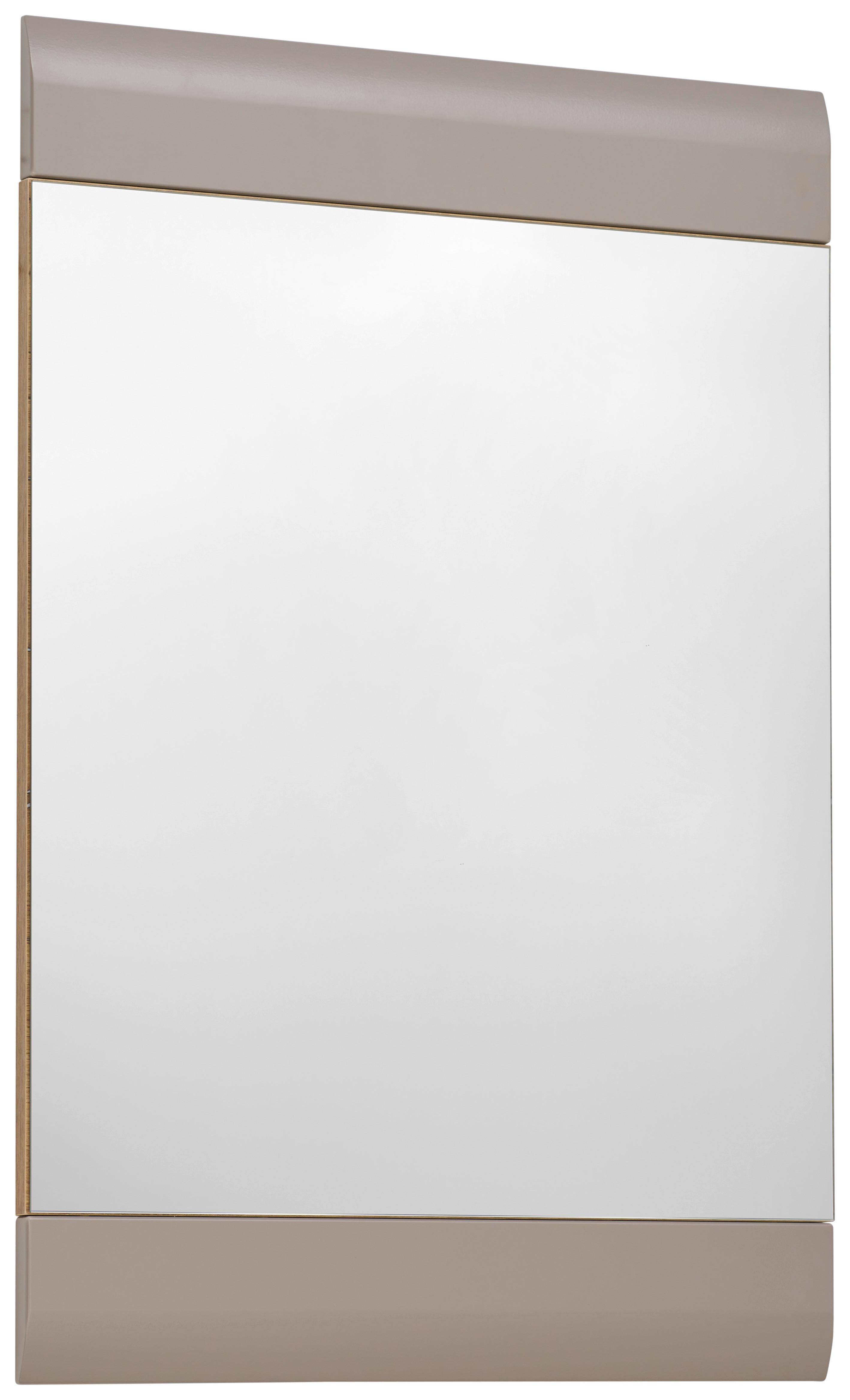 Garderobenspiegel Auris BxH: 60x90 cm Teilverrahmt Grau - Grau, MODERN (60/90/2cm) - Luca Bessoni