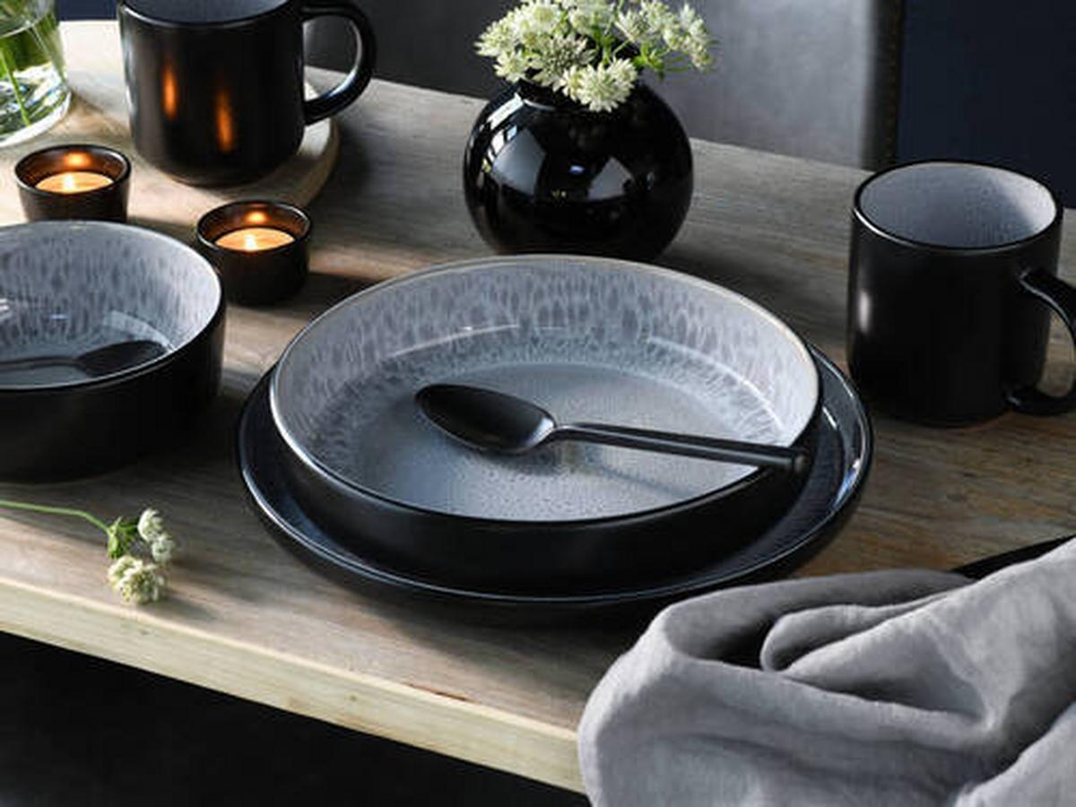 KOMBISERVICE 21519 NORDIC FJORD FROST - Hellgrau, Trend, Keramik - Creatable