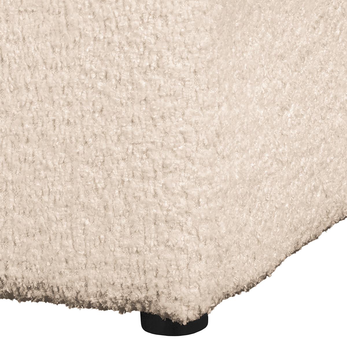 Bigsofa Naomi Creme B: 284 Cm - Creme/Schwarz, Design, Textil (284/94/148cm) - Livetastic