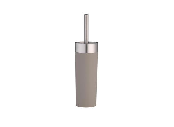 WC-Bürstengarnitur Lena - Taupe/Chromfarben, MODERN, Kunststoff/Metall (9/36,5cm) WC-Bürstengarnitur Lena - Taupe/Chromfarben, MODERN, Kunststoff/Metall (9/36,5cm)