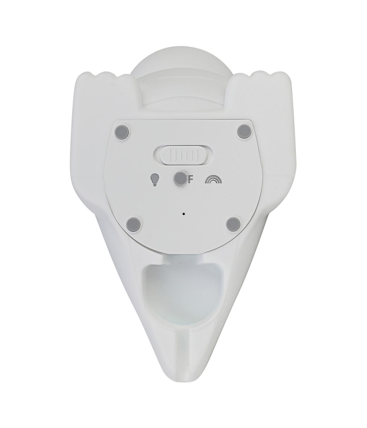 NOČNÍ SVĚTLO DINO - bílá, Moderní, plast (8,5/13,8/13,5cm) - Mömax