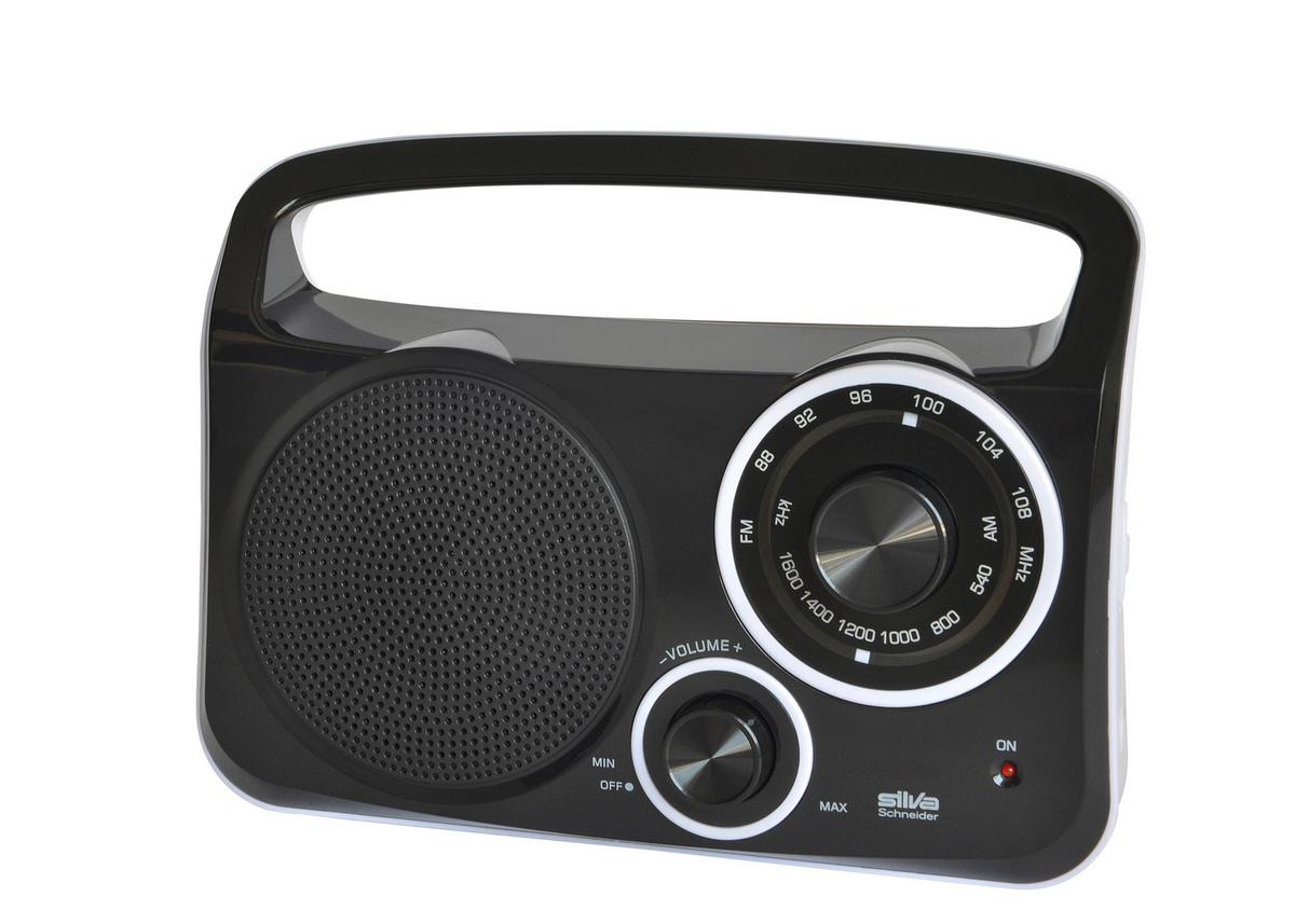 Radio M 280 Tr Schwarz Tragbar, Kopfhöreranschluss - Schwarz, Basics, Kunststoff/Metall (21,5/16/7,5cm) - Silva Schneider