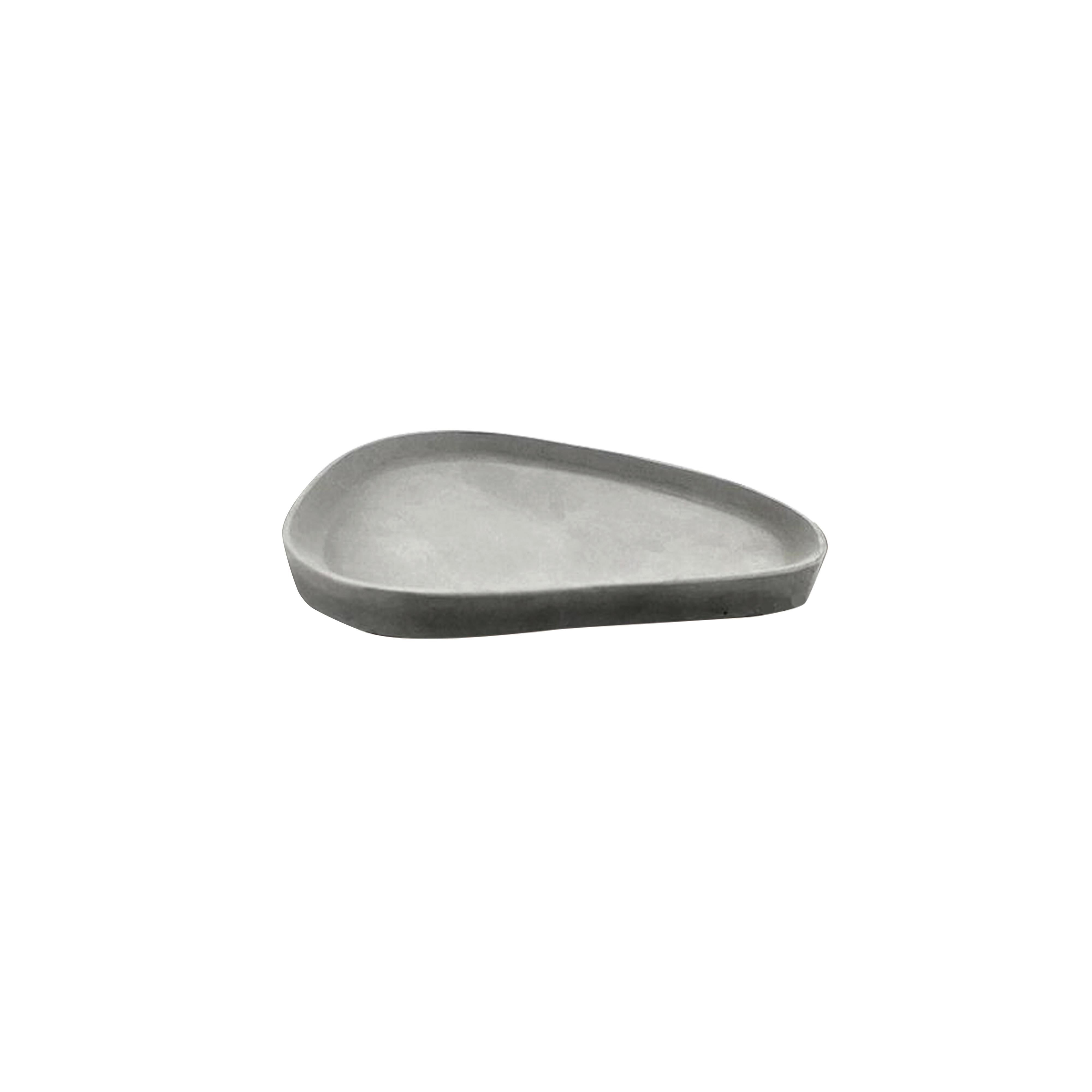 DEKORAČNÍ TALÍŘ ELIAS - šedá, Moderní, kámen (18/10cm) - Modern Living