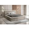 Polsterbett Dizzle Taupe Lf: 160x200 cm - Taupe/Schwarz, MODERN, Holz/Textil (160/200cm) - MID.YOU