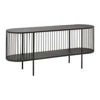 NÍZKÁ KOMODA TIAGO -EXKLUSIV- - černá, Lifestyle, kov (120/54/34cm) - Mömax