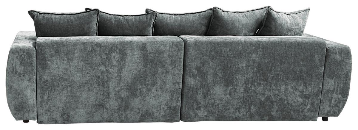 Boxspringsofa Berg - Schwarz/Mintgrün, Trend, Textil (292/71-99/127cm) - Livetastic