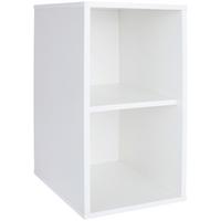 Regal stehend/hängend Box B: 23 cm Alpinweiß - Weiß, MODERN, Holzwerkstoff (23/46/25cm) - Ondega