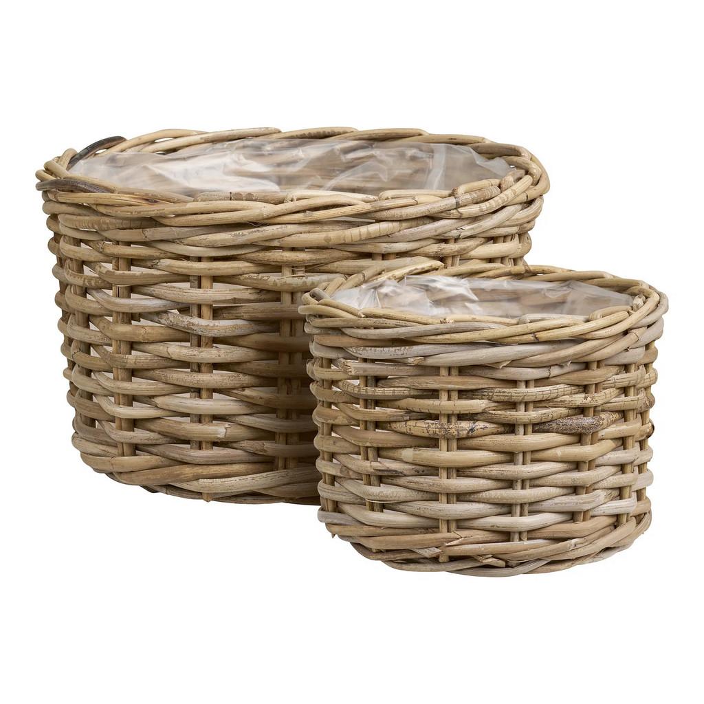 Korbset Kalak Natur, 2-teilig