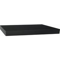 Falipolc Simple - fekete, Modern, faalapú anyag (80/3,8/23,5cm)