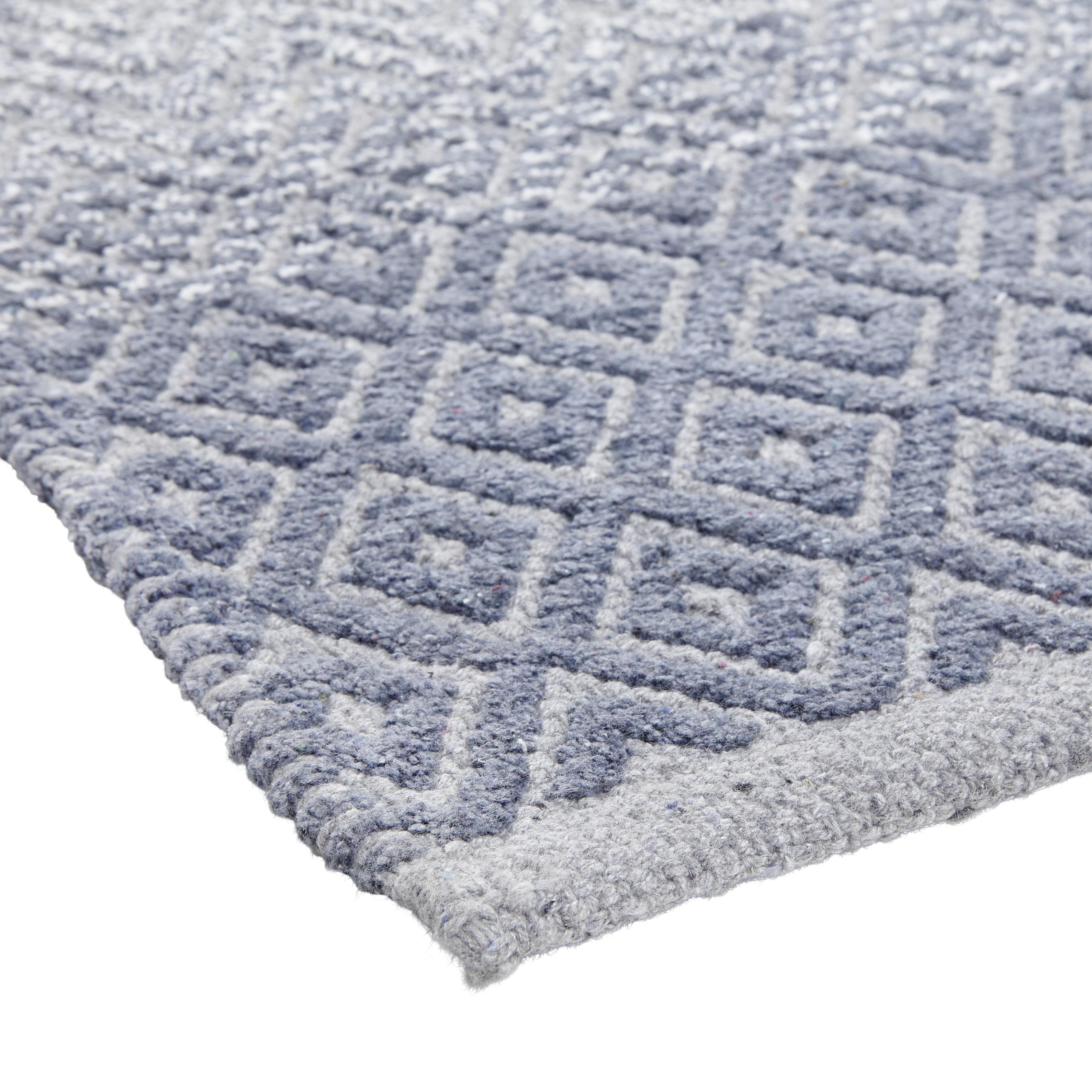 Hadrový Koberec Malta 2, 100/150cm, Šedá - šedá, Basics, textil (100/150cm) - Modern Living