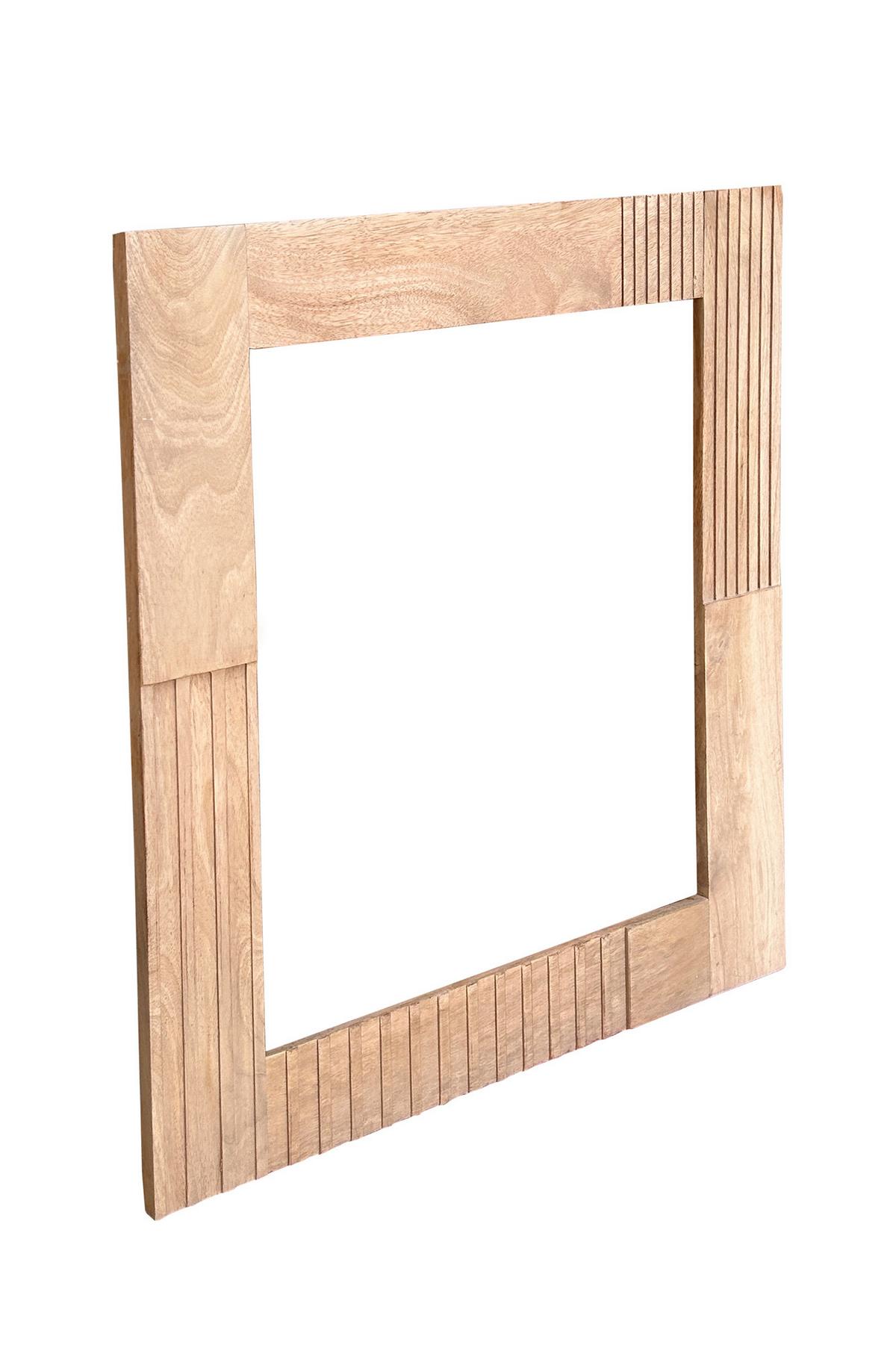 SPIEGEL Naturfarben B: 68cm - Naturfarben, Design, Glas/Holz (68/79/3cm) - MID.YOU
