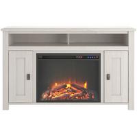 Lowboard Farmington Weiß B: 121cm - Weiß, Design, Glas/Holzwerkstoff (121/75/40cm) - MID.YOU