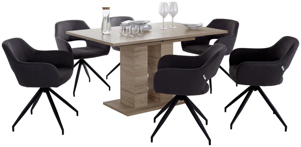 Kihúzható Asztal Helena 140 Az *top Ár* - tölgyfa, Konventionell, faalapú anyag (140-220/76/90cm) - Best Price