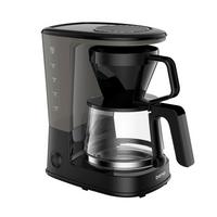 Filterkaffeemaschine Simo - Schwarz, Basics, Glas/Kunststoff (28/17/28,5cm) - Bono