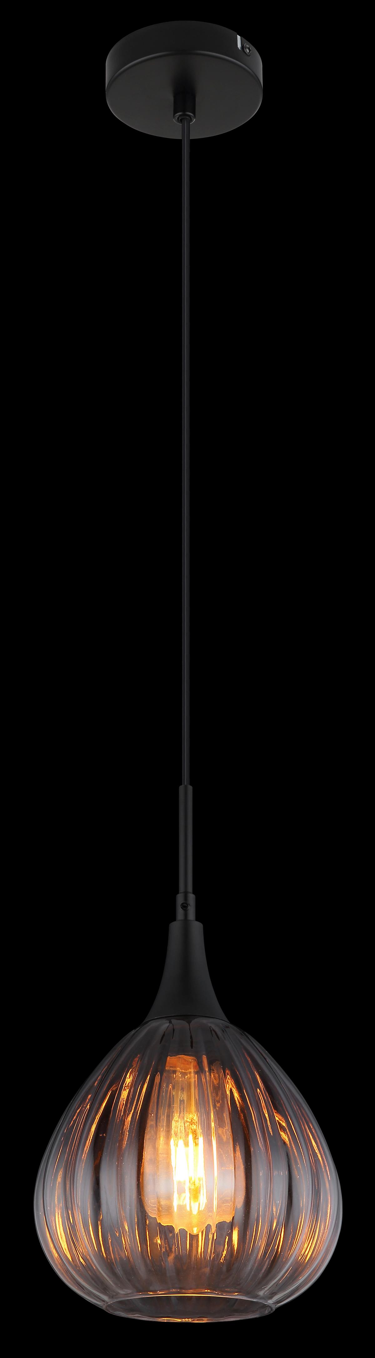 Hängeleuchte 15887h - Klar, Design, Glas/Metall (20/120cm) - Globo