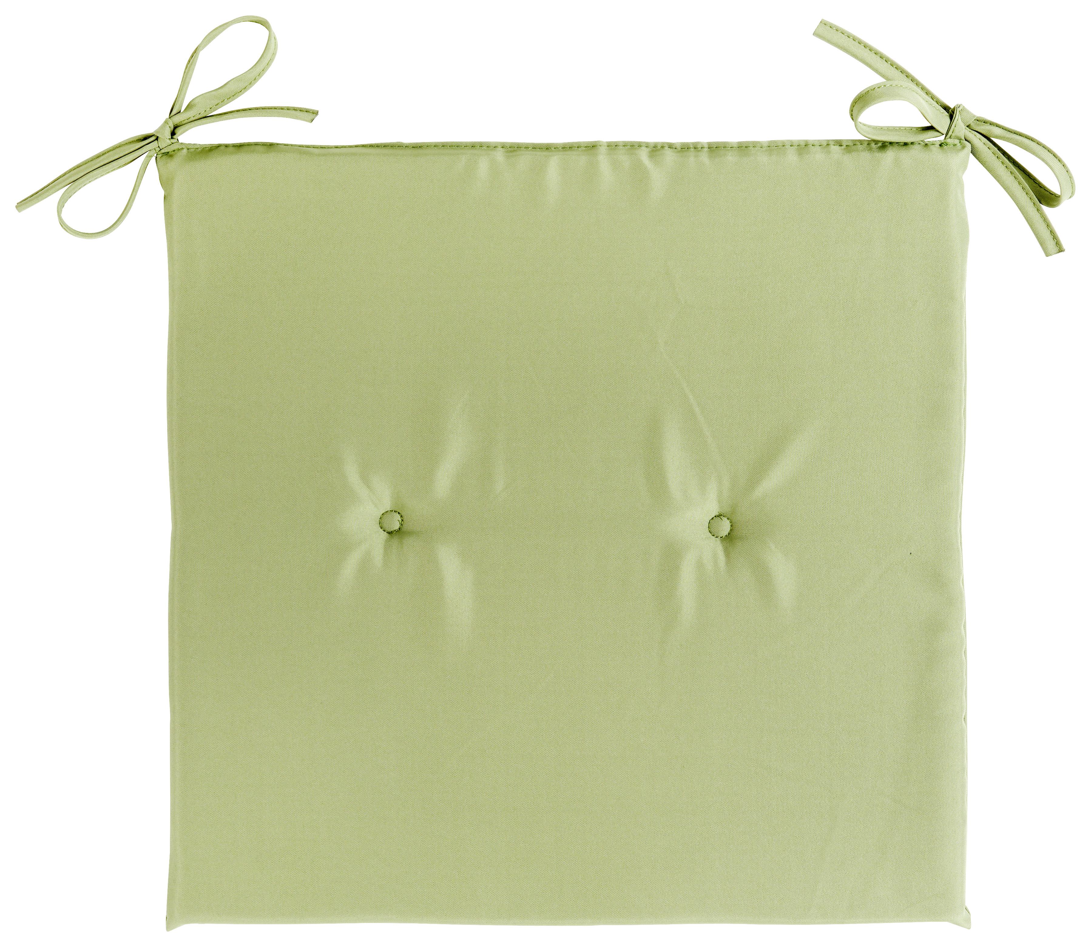 Poduška Na Stoličku Smokey, 40/2,5/40cm - olivovozelená, textil (40/2,5/40cm) - Modern Living