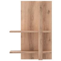 Wandregal Vancouver B: 67 cm Viking Oak 2 Fächer - Eichefarben, MODERN, Holzwerkstoff (67/96/25cm)