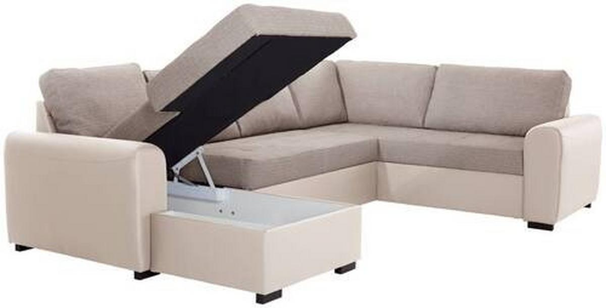 Sarokgarnitúra Molly-Rec/bk.2f.3s - Basics, textil (157/312/206cm)