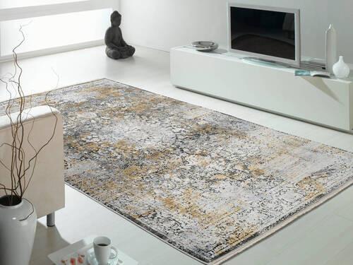 Webteppich Le Mans 67x130 cm - Multicolor/Hellgrau, Design, Textil (67/130cm) - Dieter Knoll