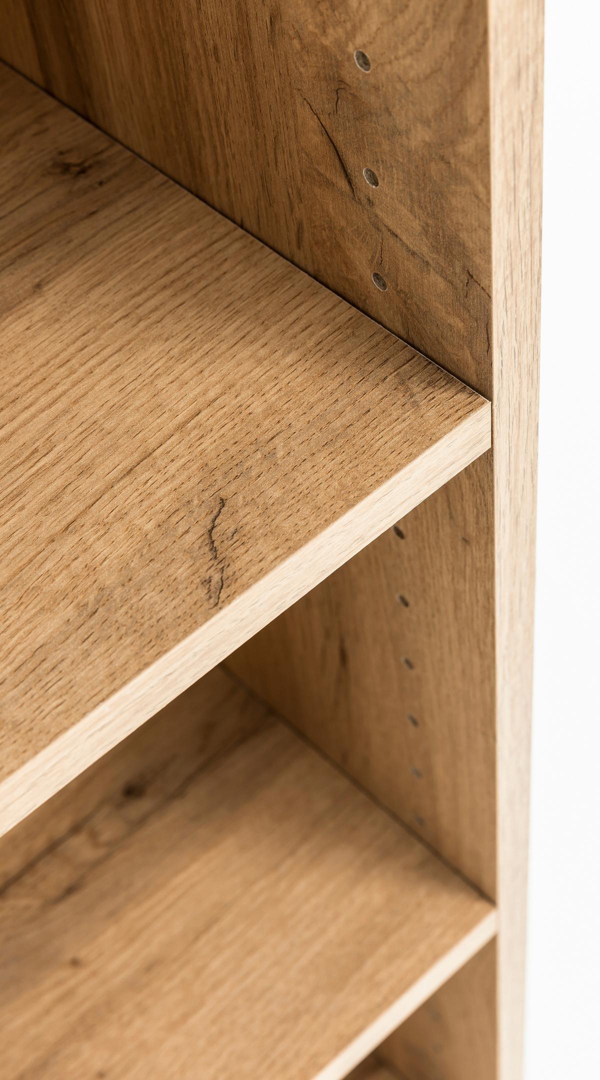 Hängeschrank Varese B: 40 Cm Hellgrau/eiche Wotan - Eiche Wotan/Hellgrau, MODERN, Holzwerkstoff (40/64/20cm) - Held