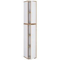 KANCELÁRSKA SKRIŇA SALIA B30 - biela/dub medový, Design, kompozitné drevo (30/183/33cm) - P & B