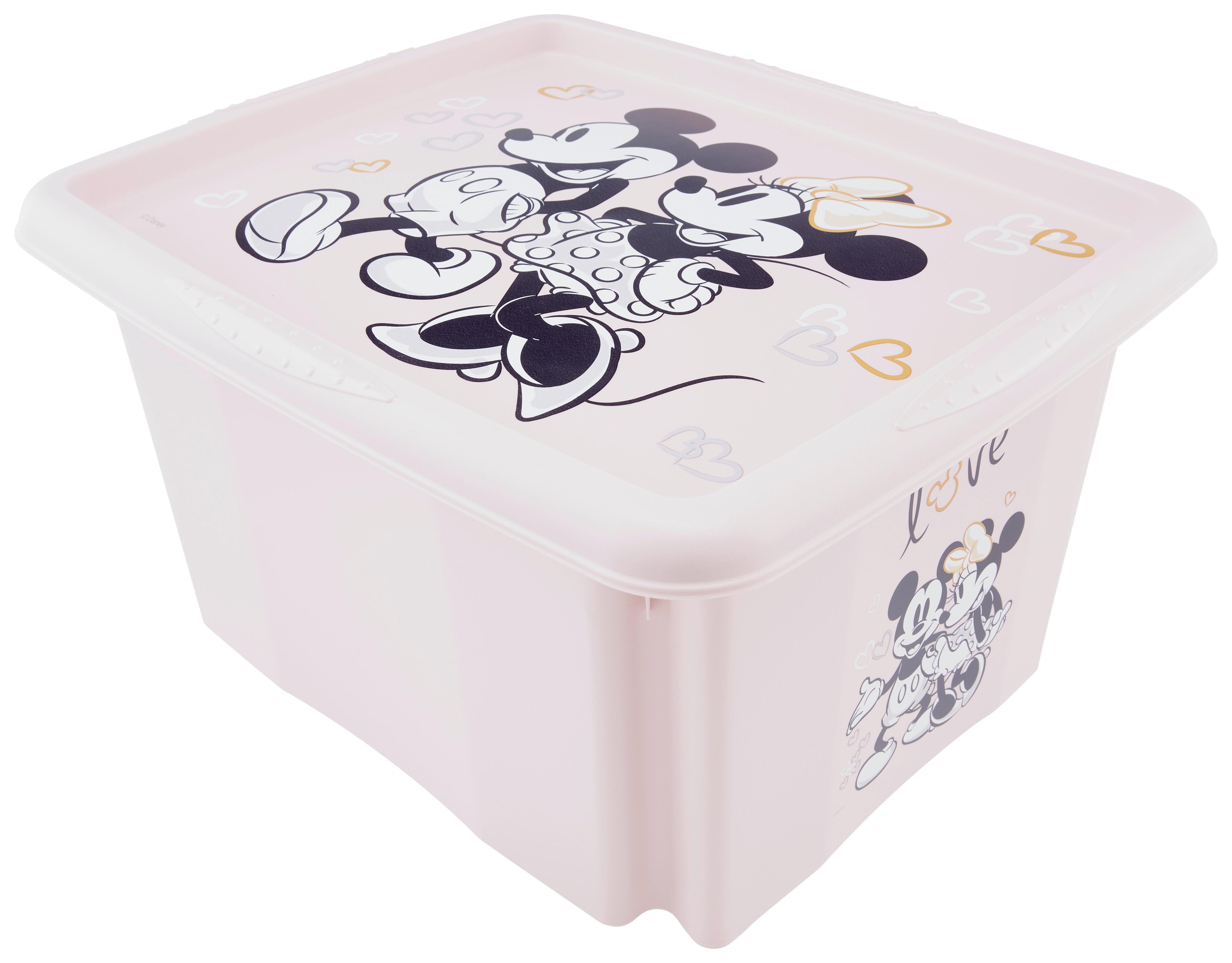 Aufbewahrungsbox Karolina Stapelbar Kunststoff 24l Rosa - Rosa, Basics, Kunststoff (42,5/35,5/22,5cm)