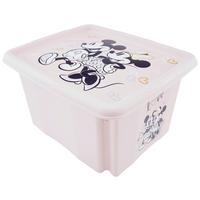 Aufbewahrungsbox Karolina Stapelbar Kunststoff 24l Rosa - Rosa, Basics, Kunststoff (42,5/35,5/22,5cm)