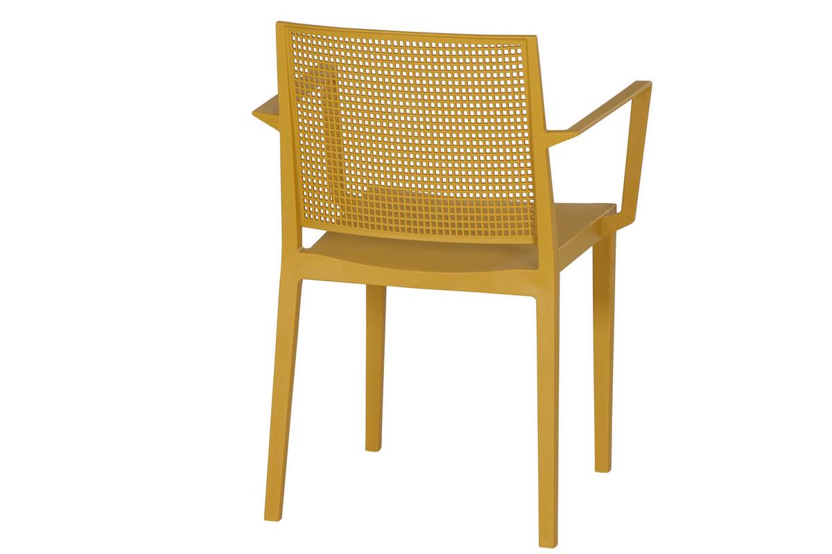Stapelstuhl T20096 - Gelb, Basics, Kunststoff (46/80/56cm) - Siena Garden
