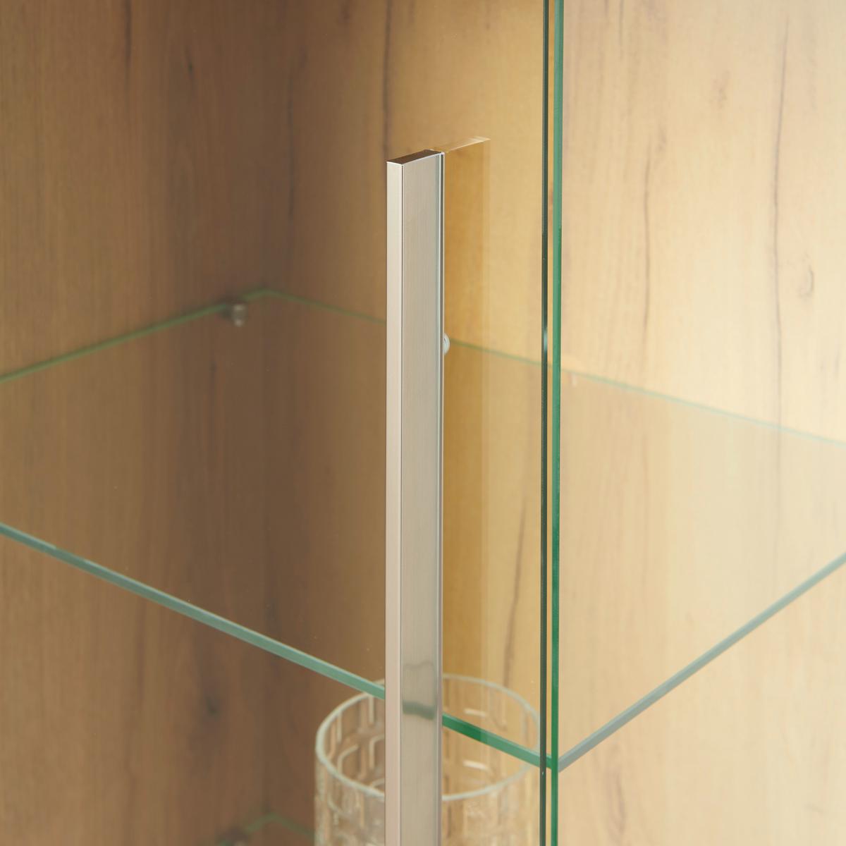 Hängevitrine Limit B: 53 cm Matera/Coast Evoke Eiche Dekor - MODERN, Glas/Holzwerkstoff (53/125/35cm)