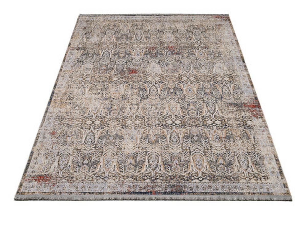 Vintage-teppich Merkur - Blau/Beige, Design, Textil (133/190cm) - Novel