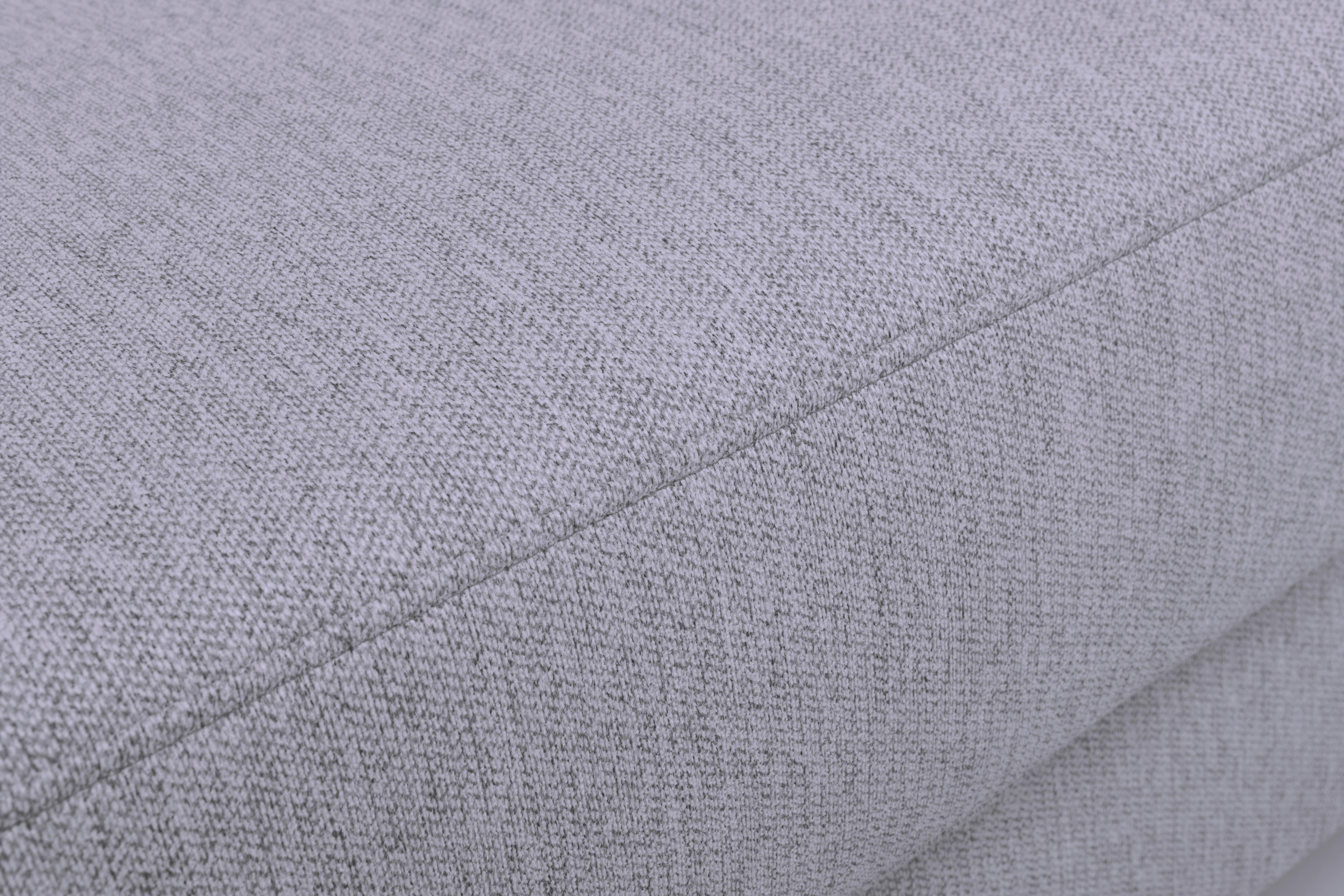 Schlafsofa Noret Graublau B: 222 cm - Eiche Wotan/Hellgrau, KONVENTIONELL, Textil (222/93/99cm) - MID.YOU