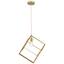 Závesná Lampa Squere - bronzová, Romantický / Vidiecky, kov (30/30/45cm) - Modern Living Závesná Lampa Squere - bronzová, Romantický / Vidiecky, kov (30/30/45cm) - Modern Living