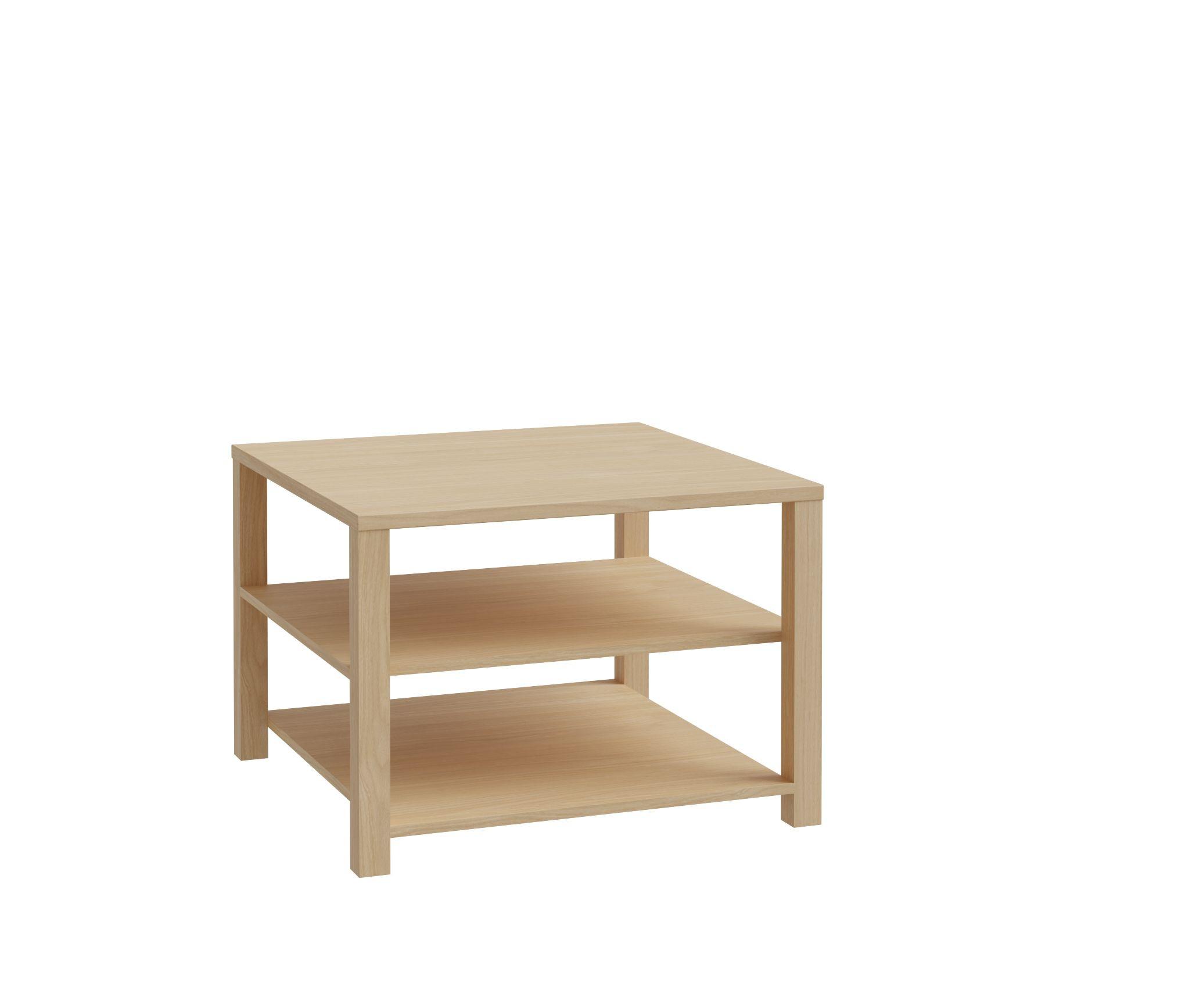 Konferenčný stolík CALASETTA š: 70 cm - farba duba, Romantik / Landhaus, kompozitné drevo (70/50/70cm)