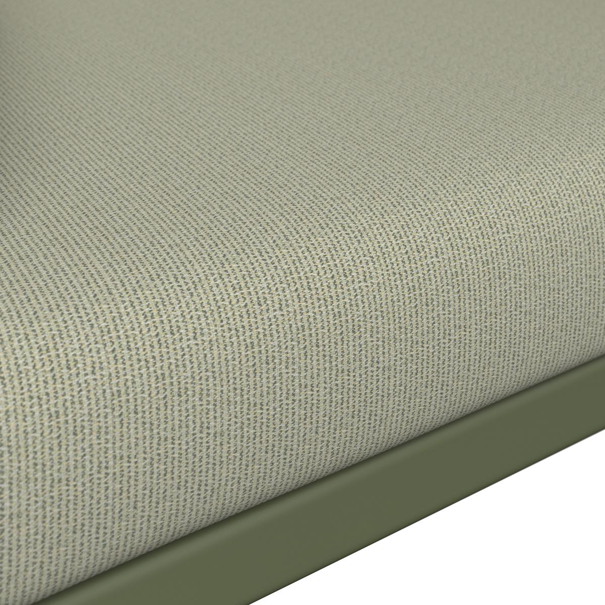 Balkonset Delhi - Transparent/Grün, Basics, Glas/Textil - Beldano