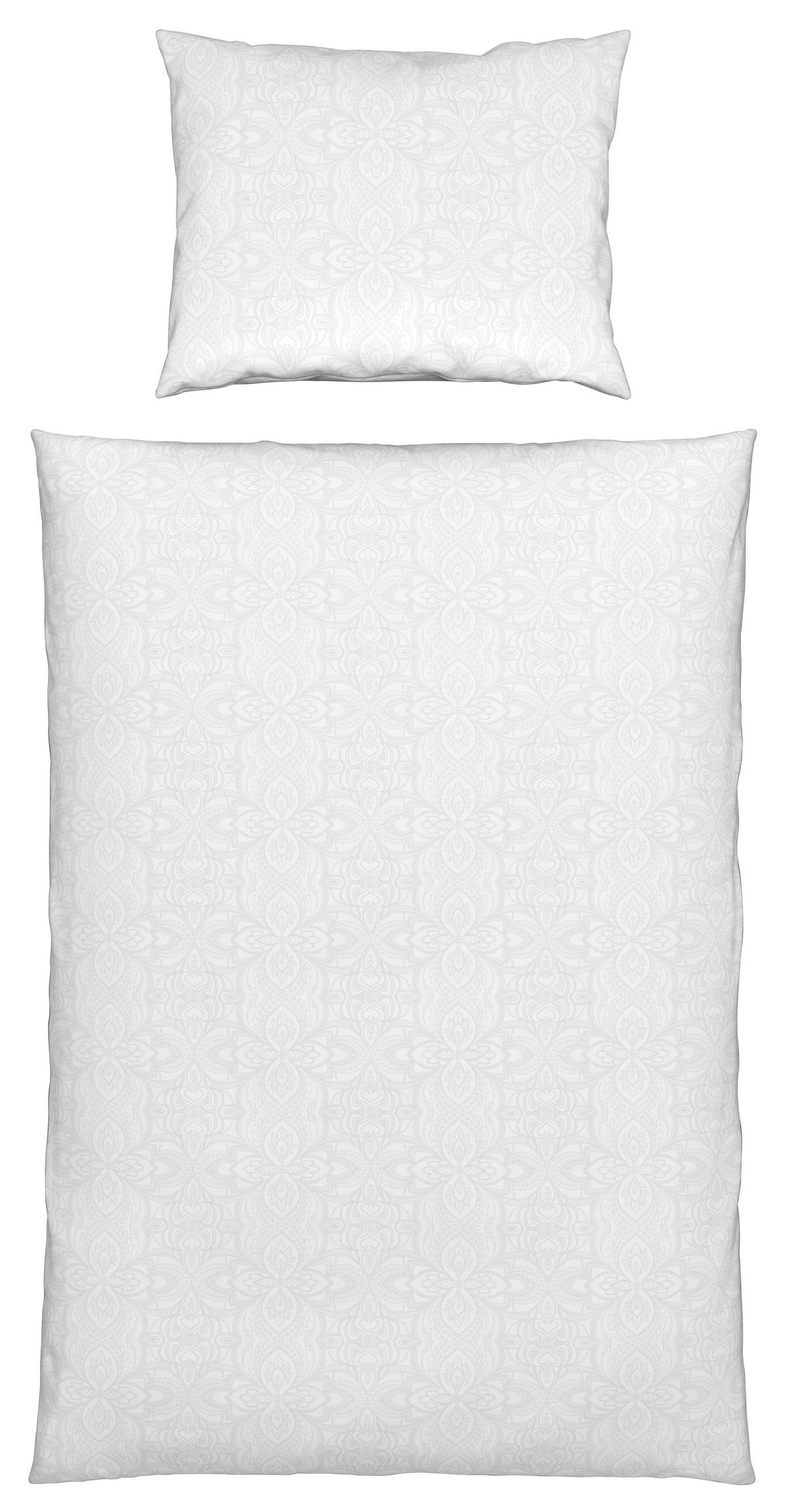 Povlečení New maya, 70/90 140/200cm - bílá, Romantický / Rustikální, textil (140/200cm) - Mömax