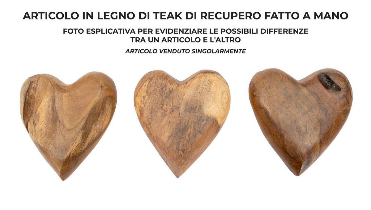 Skulptur Haki Teak, Braun B: 14 cm - Braun, Basics, Holz (14/4.5/16cm)