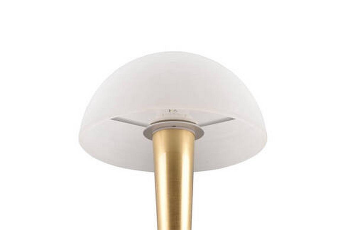 Tischleuchte R59561108 Canaria - Messingfarben/Weiß, Basics, Glas/Metall (15/26,5cm)