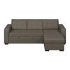 Ecksofa Turin Anthrazit, 239x160cm - Anthrazit, Trend, Holz/Textil (239/160cm)