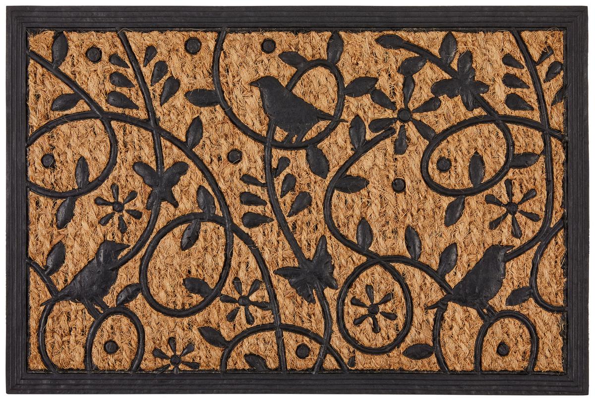 Fußmatte Kendall 40x60 cm Gummi/Kokos Rutschfest - Hellbraun, KONVENTIONELL, Naturmaterialien (40/60cm) - Ondega