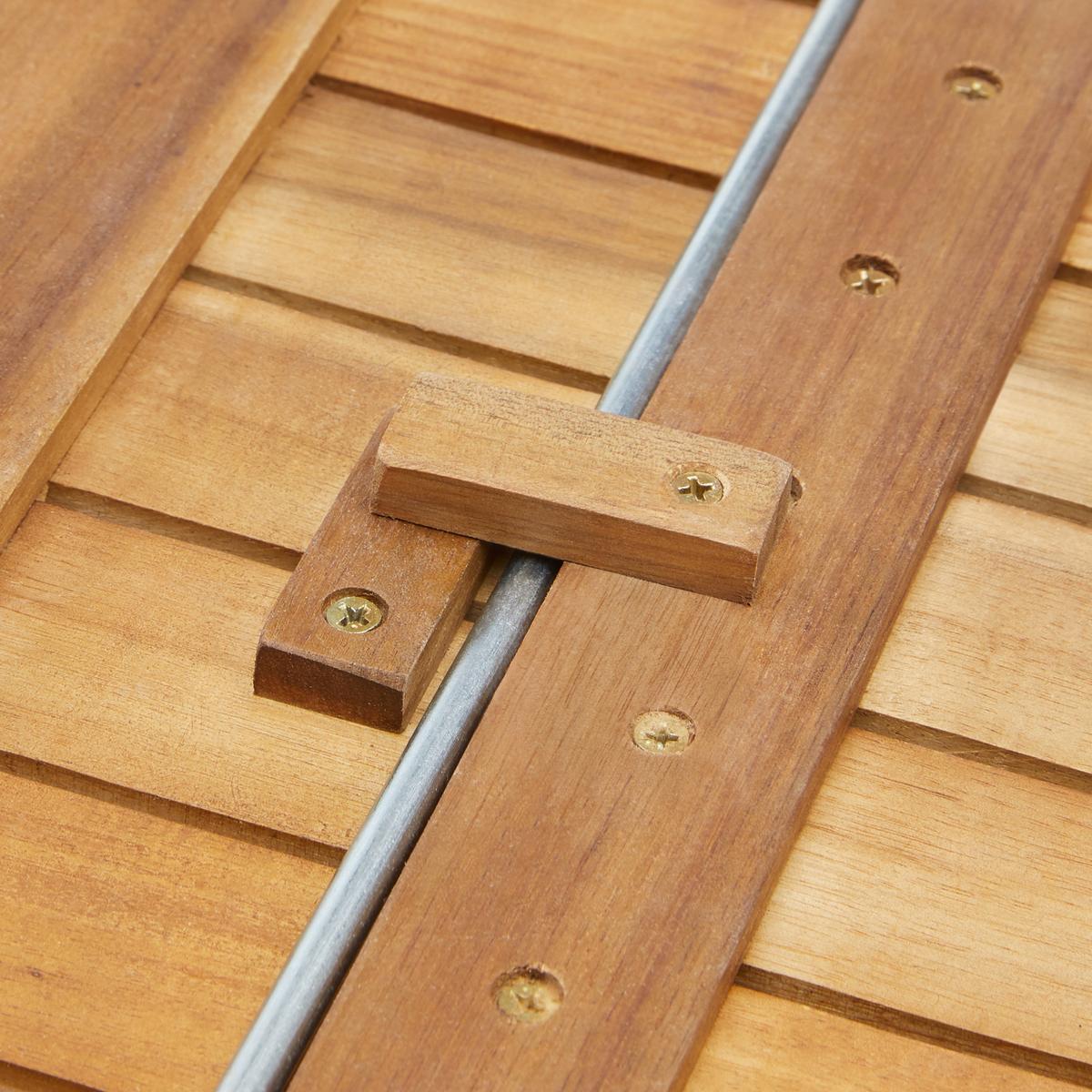 Balkónový stůl Helena - barvy akácie, Moderní, dřevo (60/34/40cm) - Bessagi Garden