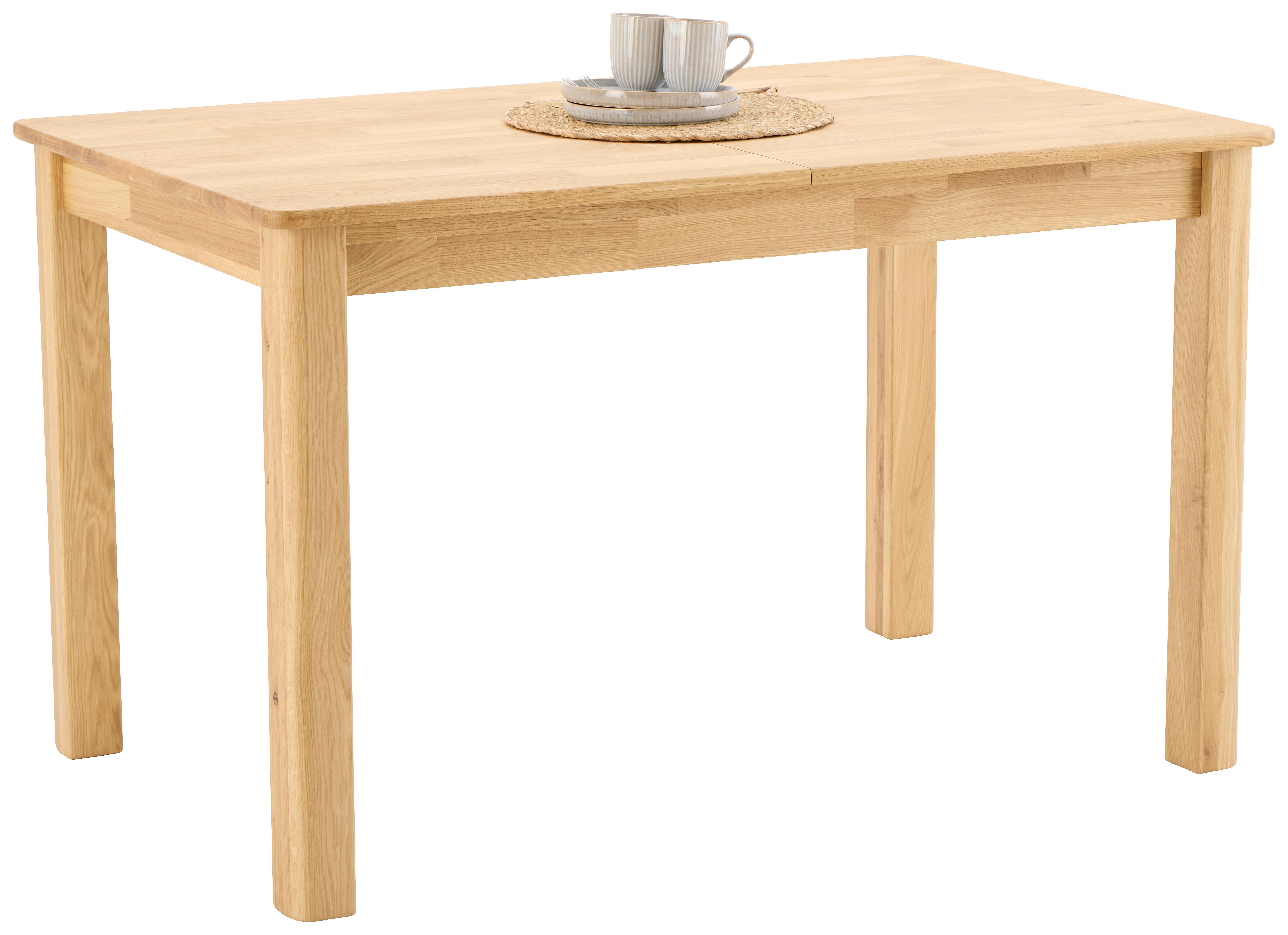 Ausziehtisch Gerd 125 Az Wildeiche, Auf 165 cm Auszieb. - Eichefarben, MODERN, Holz (125-165/76/80cm)
