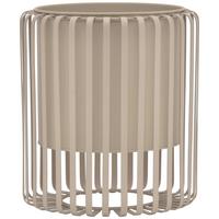 Črepník RIO - béžová, kov (22,8/25,3cm) - Mömax