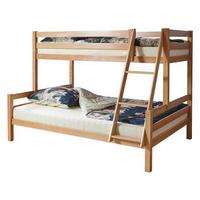 Etagenbett Maxim Buche Massiv 140 Cm Mit Leiter - Buchefarben, MODERN, Holz (140/200cm) - MID.YOU