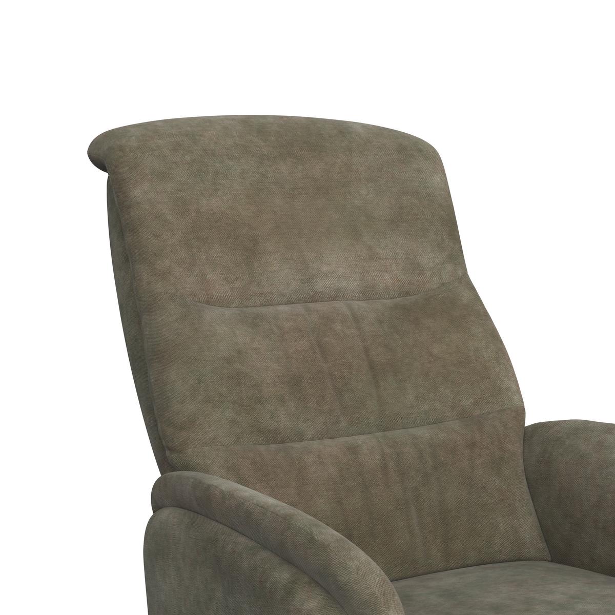 Relaxsessel Star grün, 360° drehbar - Schwarz/Grün, MODERN, Textil/Metall (72/107/86cm) - James Wood