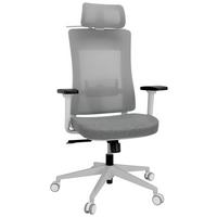 Drehstuhl Comfio Wmh mit Armstützen Grau - Grau, Basics, Kunststoff/Textil (66/120/60cm) - MID.YOU