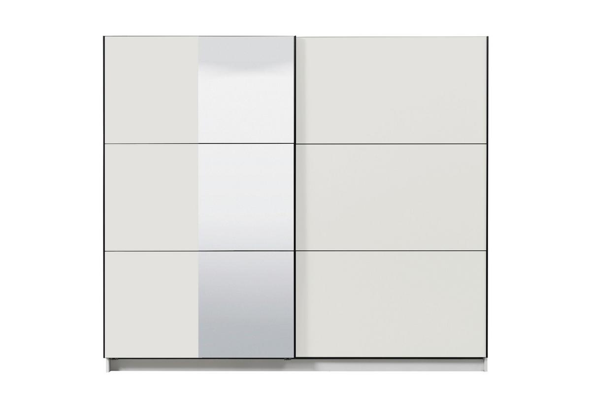 Tolóajtós Szekrény Sierra 236/210 Cm - fehér, Basics, faalapú anyag (236,5/210/62,5cm)