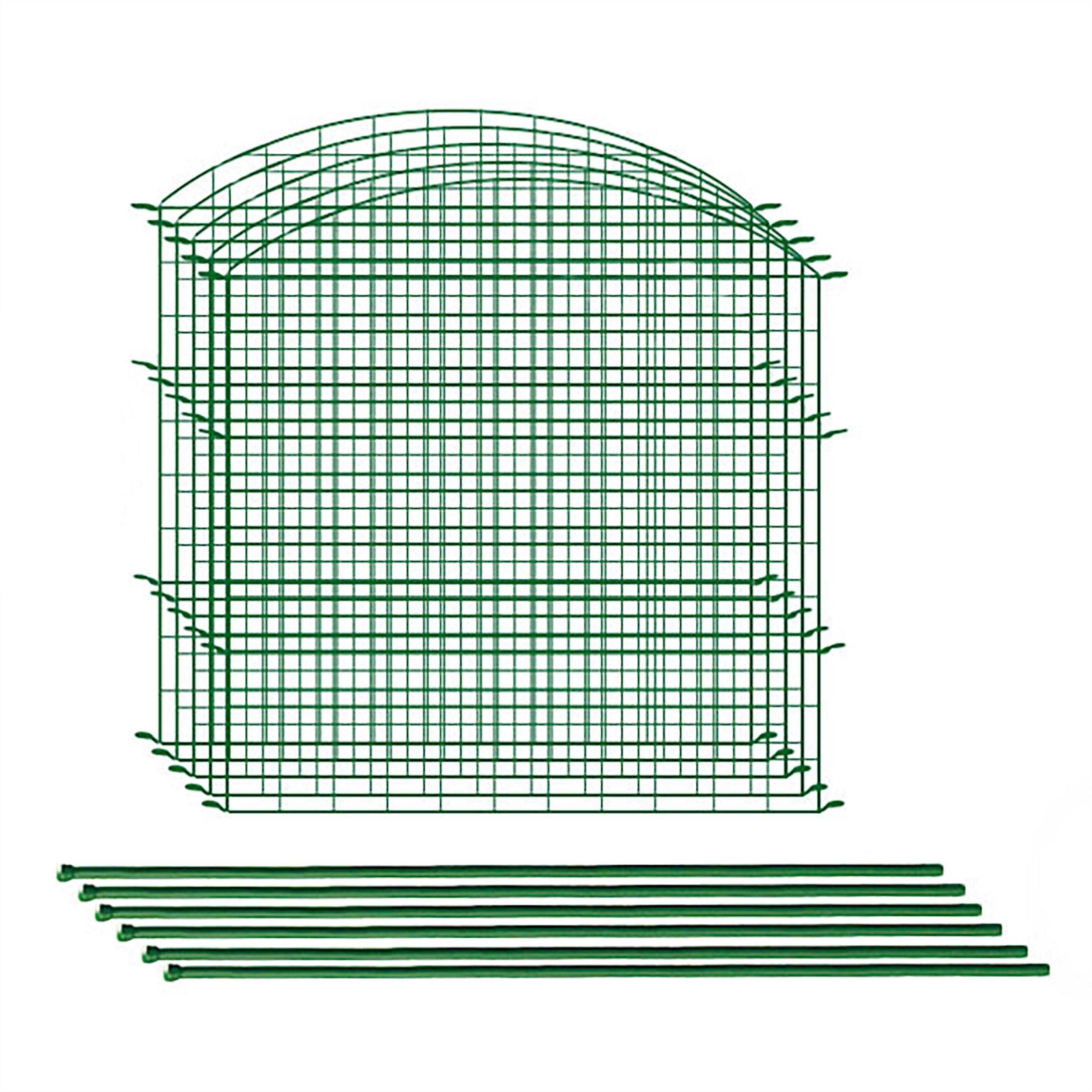 Dekozaun 1202181-198841 - Dunkelgrün, Basics, Metall (390/79/1cm)