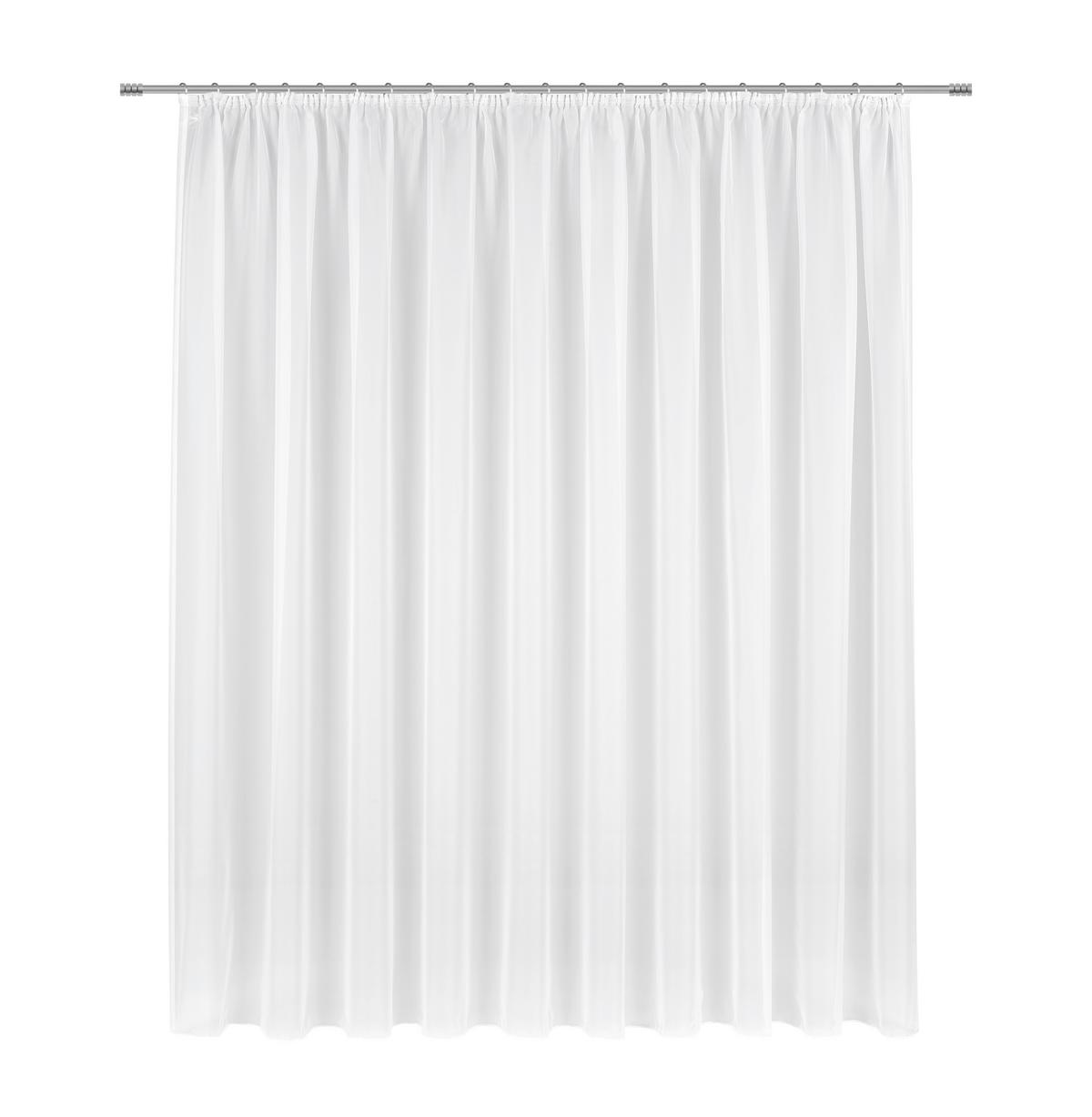 Kusová záclona Anna Store 2, 300/175 cm - biela, Konventionell, textil (300/175cm) - Based