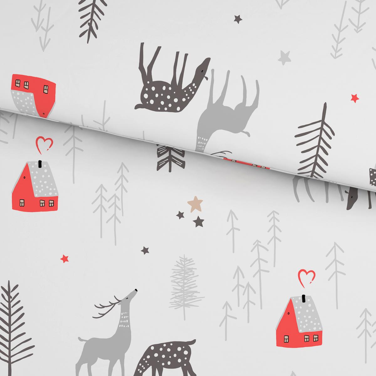POSTEĽNÁ BIELIZEŇ LOTTE - sivá/biela, textil (140/200cm) - Mömax